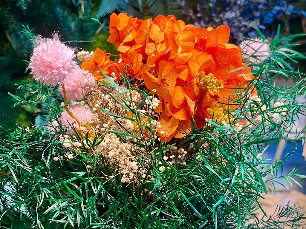 vegetaux stabilises colores