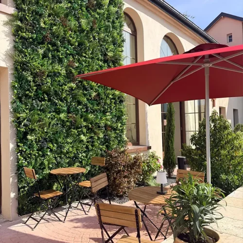Mur vegetal synthétique exterieur